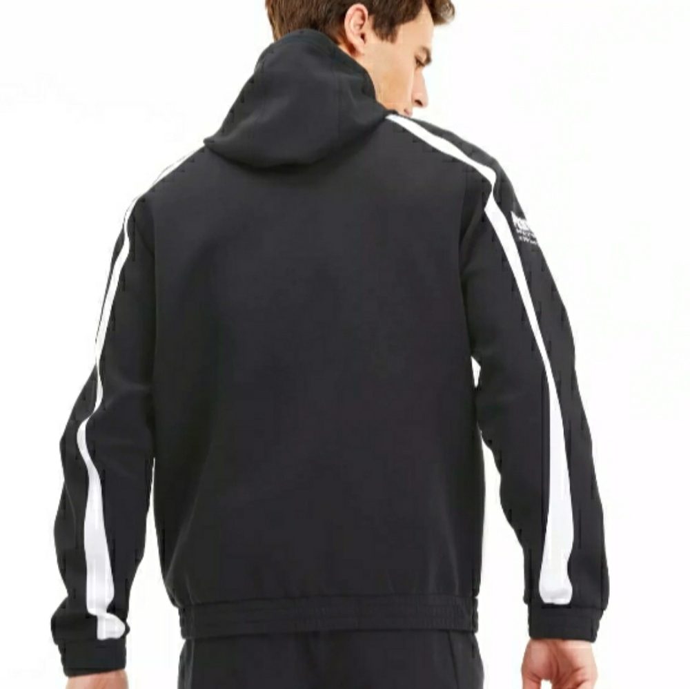 Scuderia Ferrari Hooded Sweat Men's Black Jacket - Picture 2 of 4